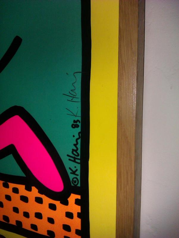 Montreux Jazz Festival 1983 / Keith Haring (signature)