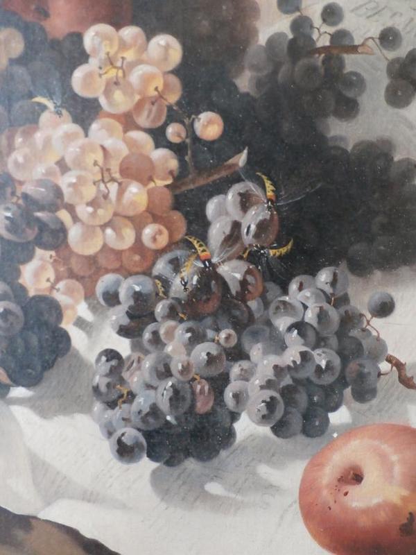 Panier de raisins de Franche-Comté / Nestor Bavoux (détail 1)