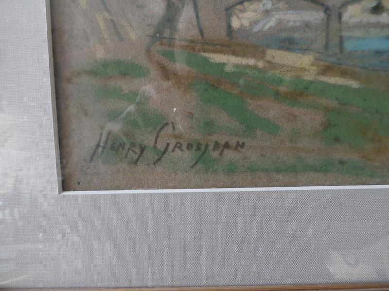 Pont à Besancon / Henry Grosjean (signature)
