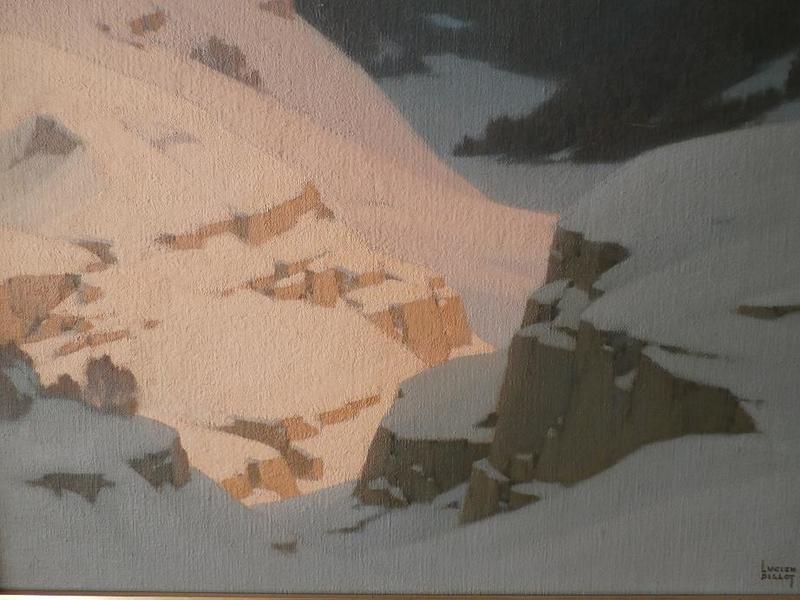 Soleil d'hiver sur le Haut Doubs / Lucien Pillot (détail)