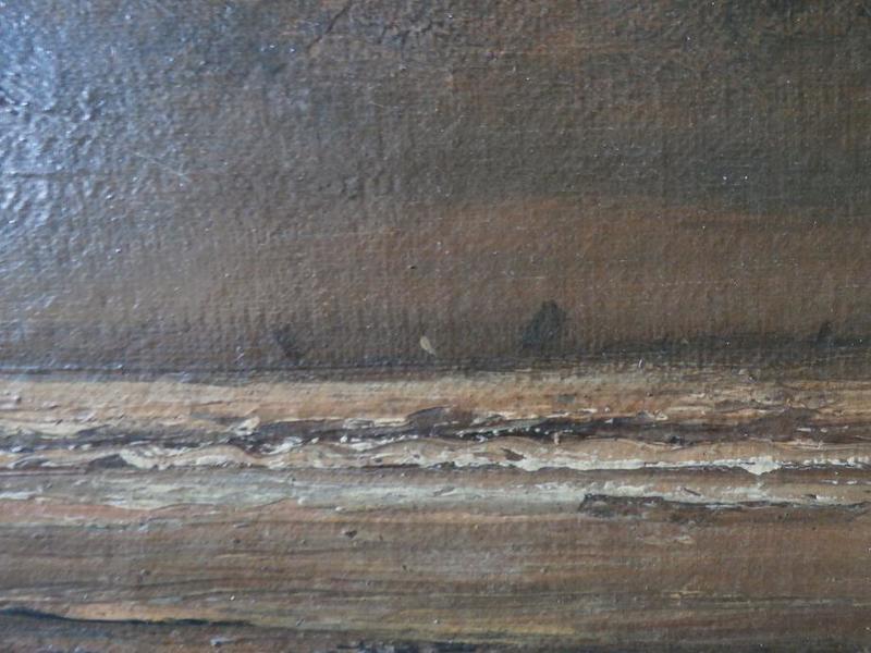 Bord de mer un jour d'orage / Gustage Courbet (détail 2)